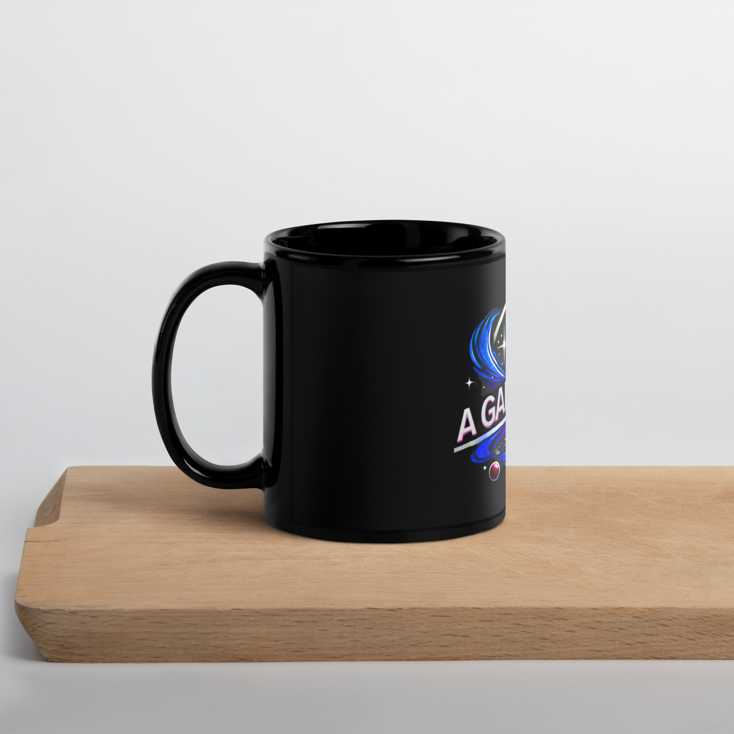 A Galaxy Saved Black Glossy Mug