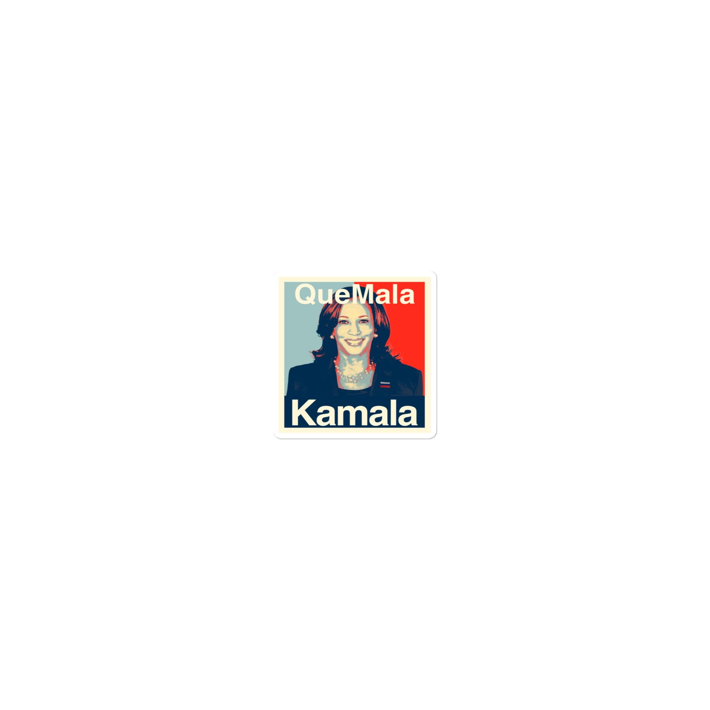 QueMala Kamala Bubble-free stickers
