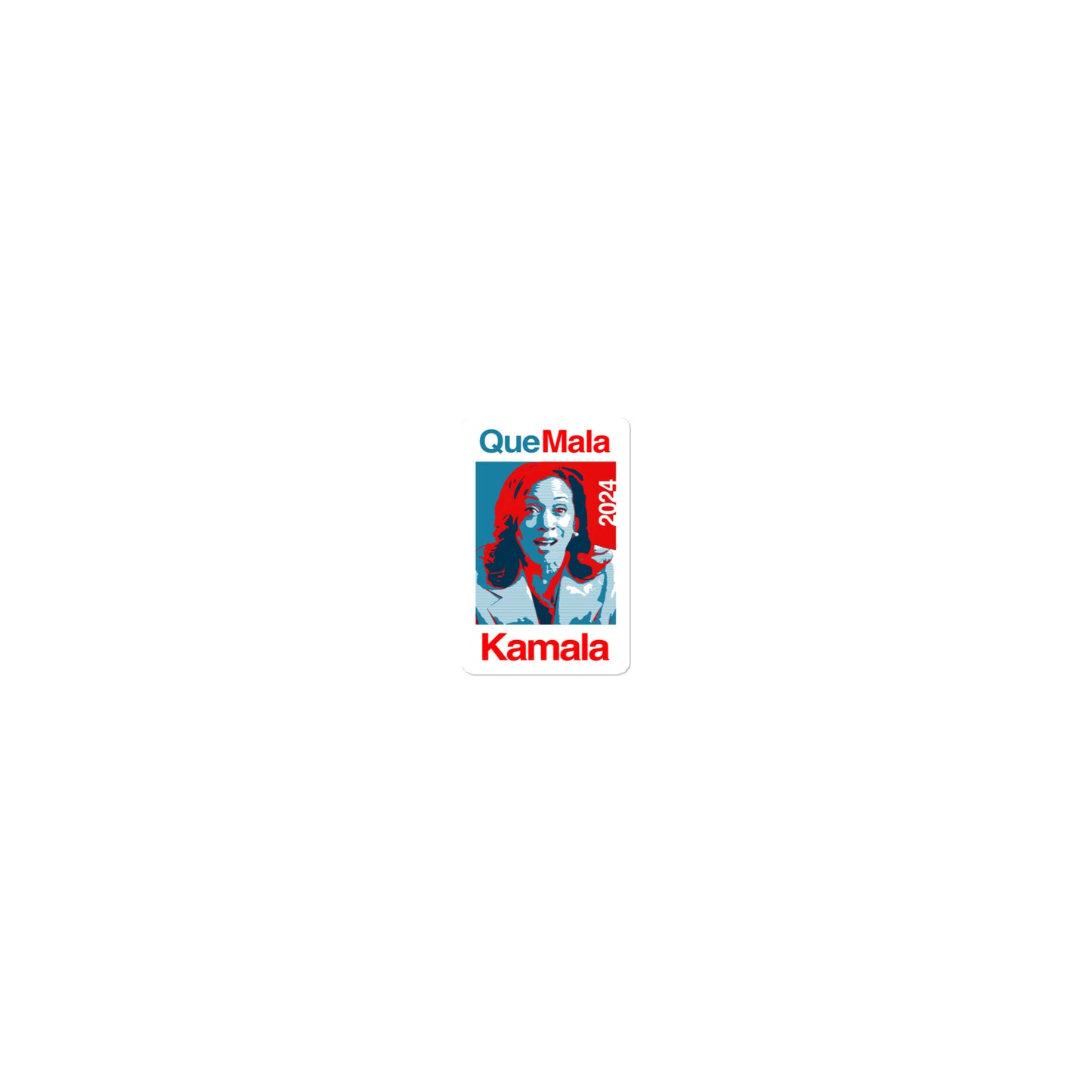 QueMala Kamala Bubble-free stickers