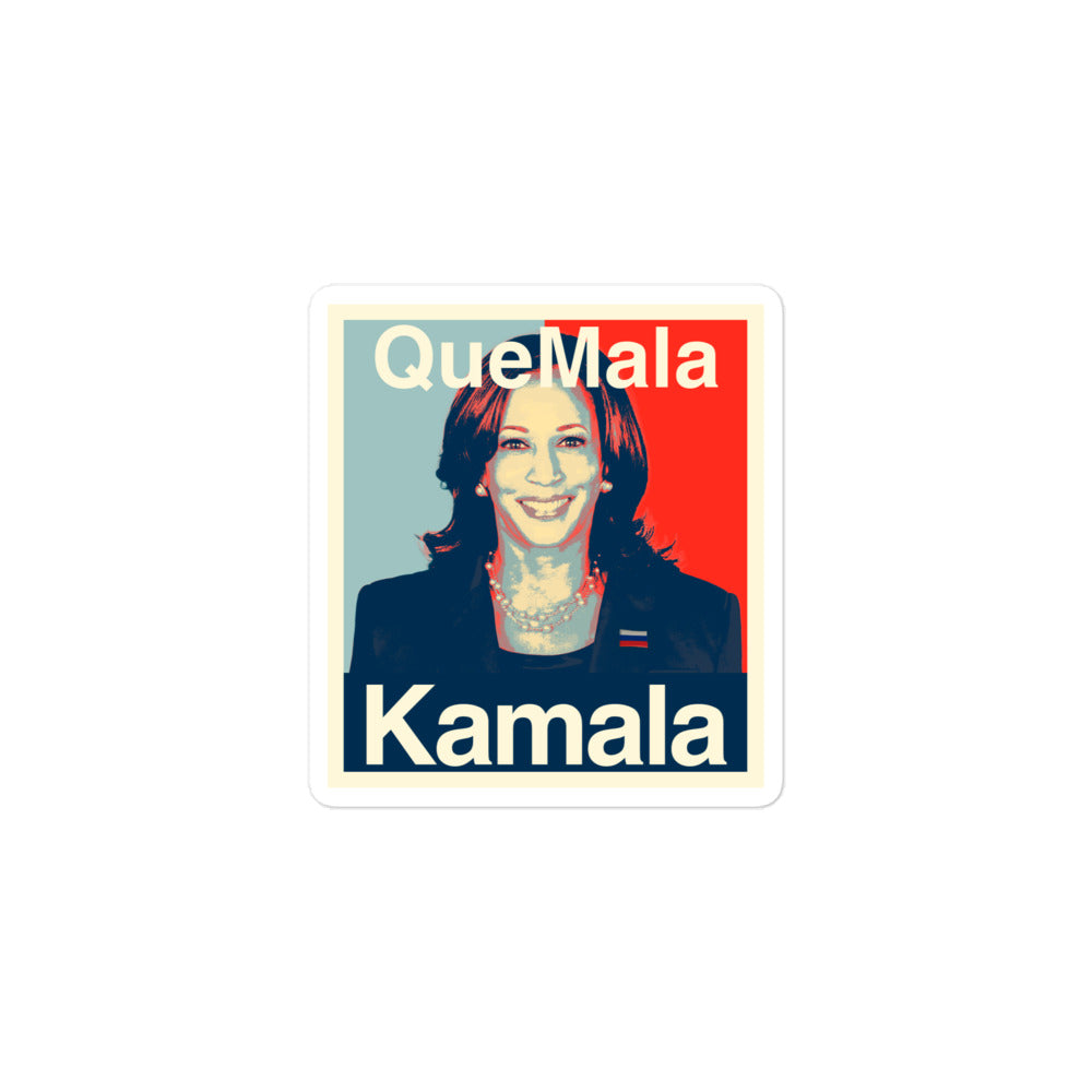 QueMala Kamala Bubble-free stickers