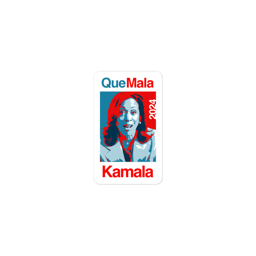 QueMala Kamala Bubble-free stickers