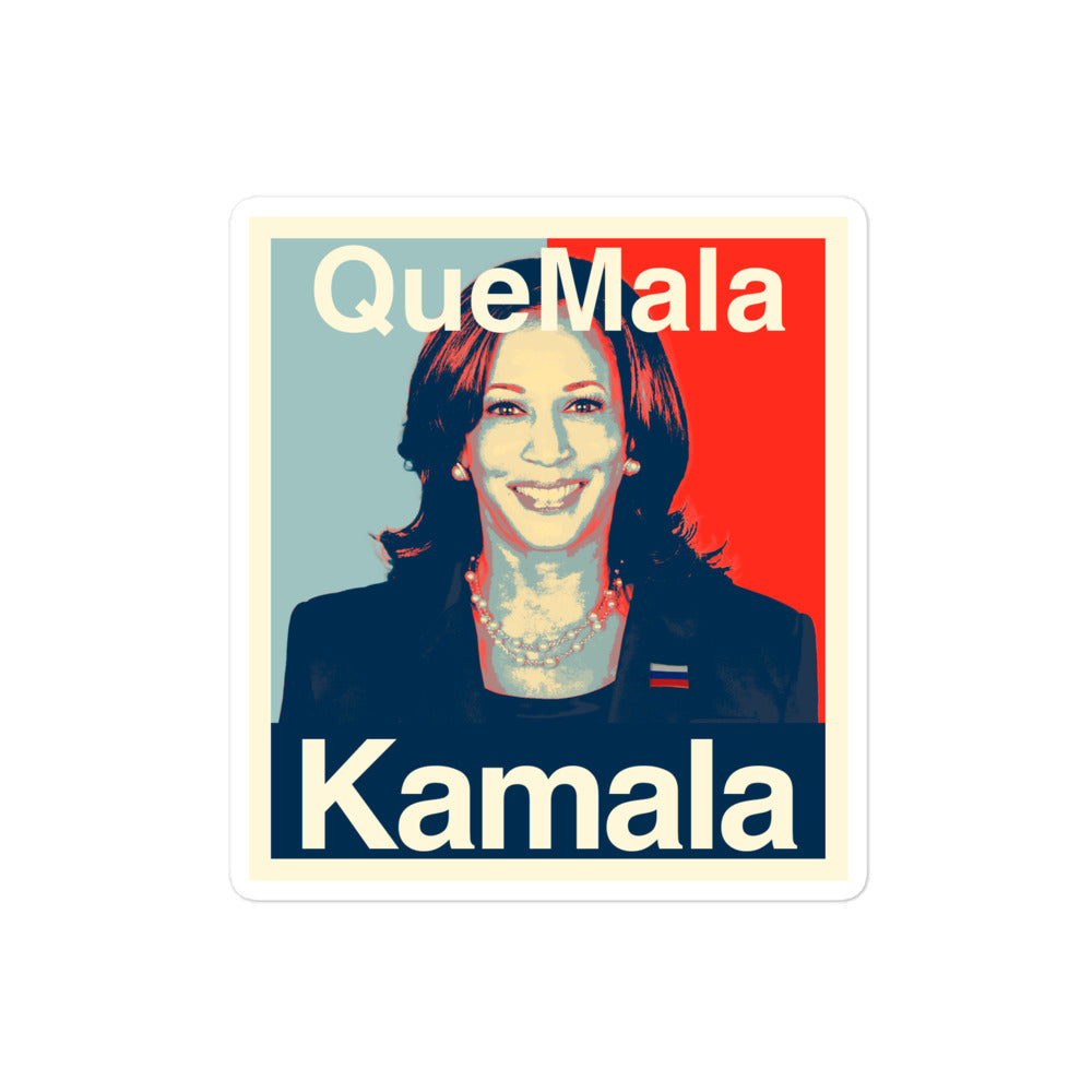 QueMala Kamala Bubble-free stickers
