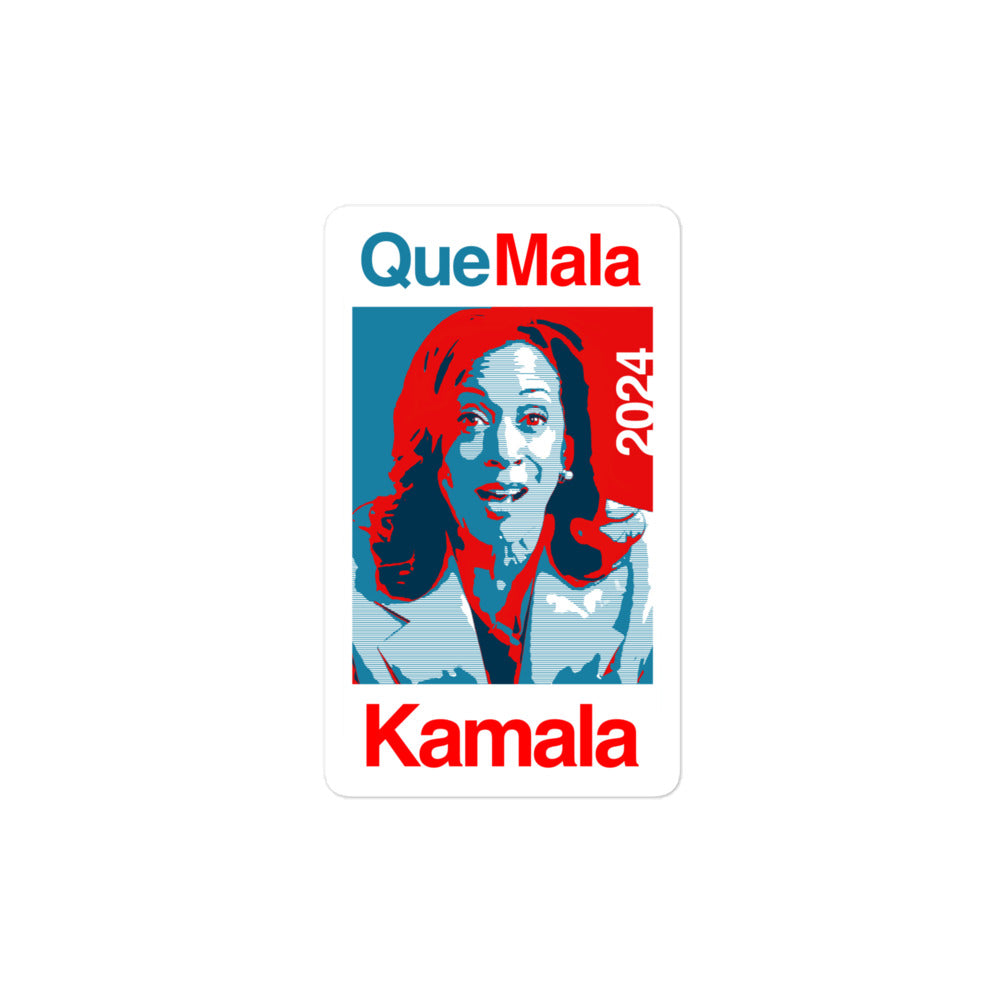 QueMala Kamala Bubble-free stickers